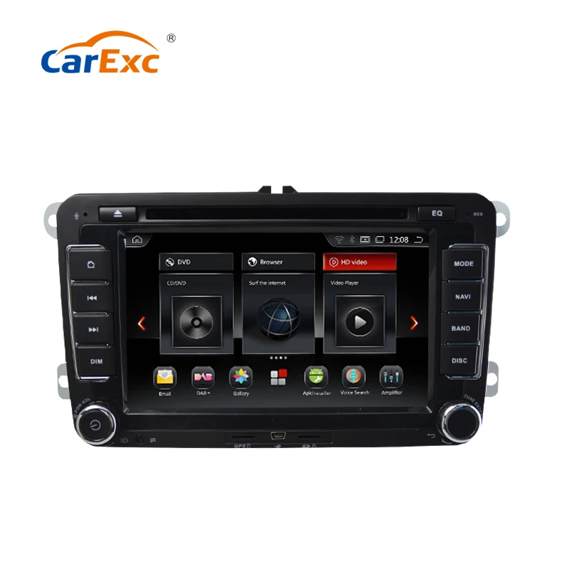 Flash Deal 7 Inch Android 9.0 2 Din Car DVD Player For VW Golf Tiguan Skoda Fabia Rapid Seat Leon Skoda CANBUS Wifi GPS BT USB Radio 1
