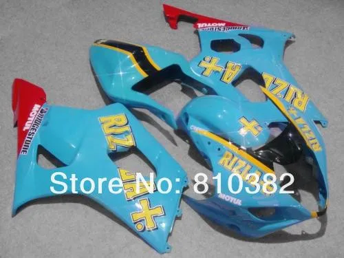 

Motorcycle Fairing kit for SUZUKI GSXR1000 03 04 GSXR 1000 GSX-R1000 K3 2003 2004 blue ABS Fairings set SD60