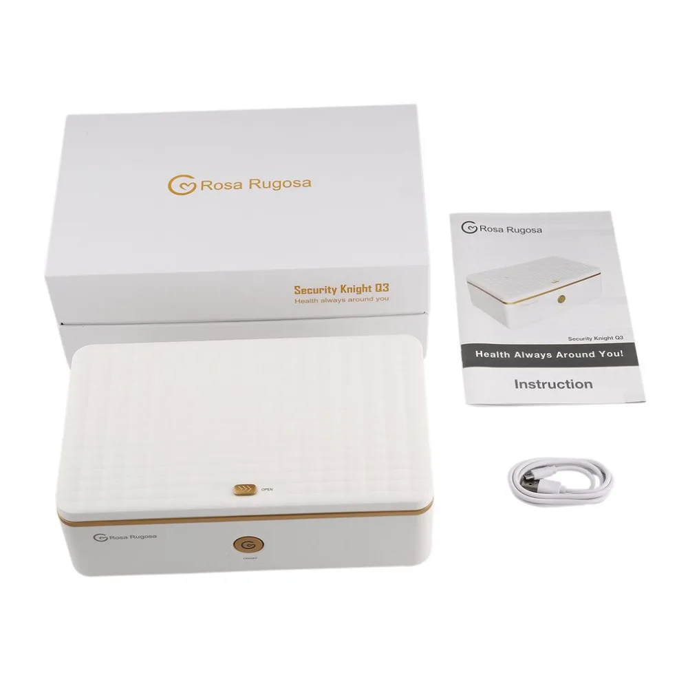 

Rosa Rugosa Portable Automatic Sterilizing Box Ultraviolet Ray and Ozone Dual Disinfection Box with Lamp Indicator Sanitizer