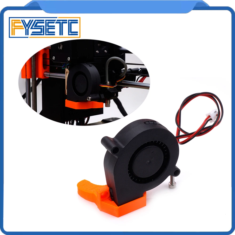 Sopro Radial Cooling Fan Sleeve Bearing para Impressora 3d Eletrônica Prusa Mk3s Mk3s Mais 5x Duplo 12v dc 5015 50x50x15 mm - Imagem 6