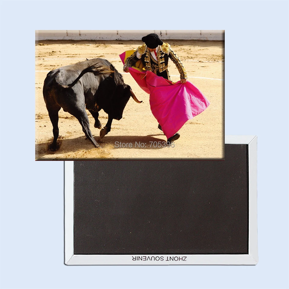 

BULLFIGHTER Fridge Magnet,Souvenir Rigid Magnets 20957