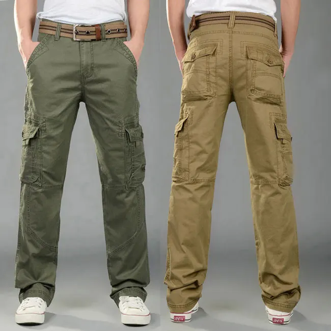 2017 New Promotion Men Cargo Pants man pants Army PANTS