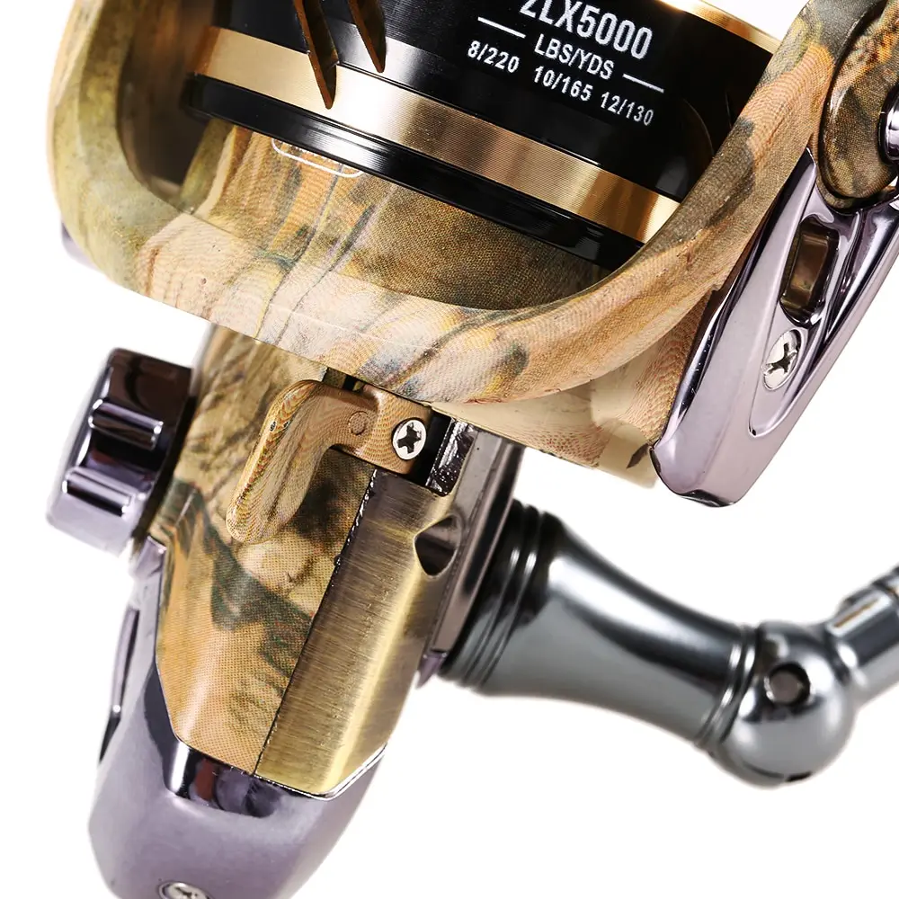 Carretilhas de Pesca 13 + 1 Saltwater Fishing Spinning Reels 5.1: 1 Relação Max Arraste 8 kg Cnc Metal Fiação Tamanho 2000-7000 Bbs Sea 14 8 kg CNC Metal Fiação Carretilhas De Pesca Tamanho 2000-7000