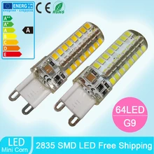 10pcs mini G9 led bulb 5W 64leds-smd 2835 silicone led corn bulbs Warm White/Cool White 360 Degree Spot Lights 220V xunruixing p 005 e27 5w 320lm 8350k 20 smd 2835 led cool white light bulb white ac 220v