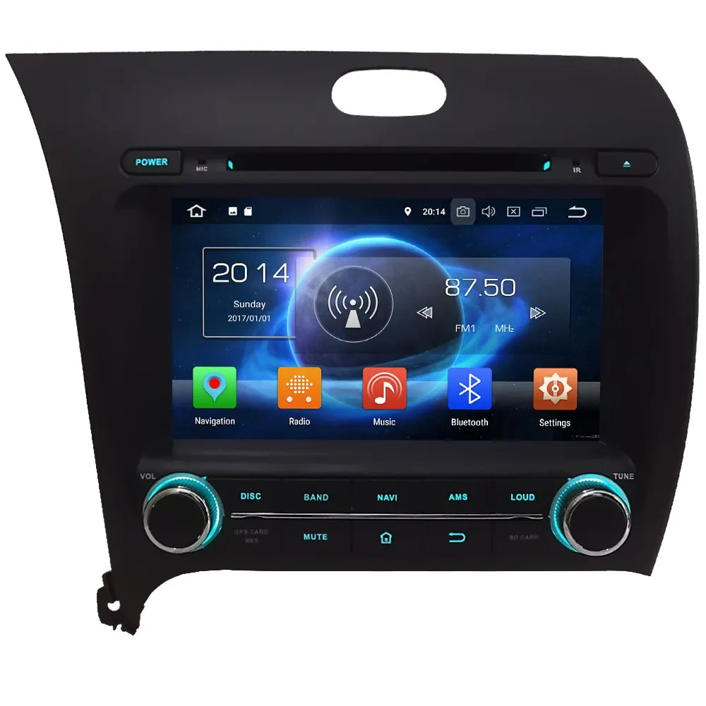 Flash Deal 8" Octa Core 4G Wifi Android 8.1 4GB RAM 64GB ROM Car DVD Player Radio GPS Glonass Navigation For Kia Cerato K3 Forte 2013-2017 0