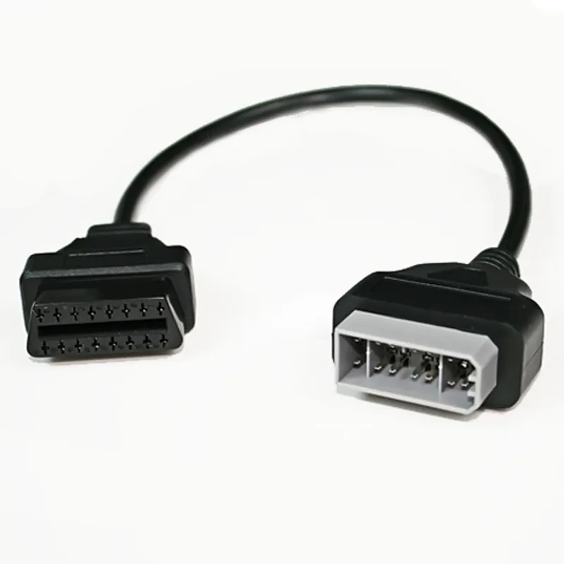 14PIN OBD2 40 см OBD кабель для Nisan 14 Pin штекер до 16 Pin Женский OBD2 OBDII диагностический инструмент адаптер удлинитель соединительный кабель