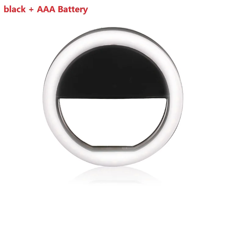 Профессиональный зеркальный светодиодный светильник для мобильного телефона Artifact Pro Lady 36 шт. светодиодный светильник для фотографии с бусинами инструменты для красоты для фото заполняющий светильник - Цвет: black with battery