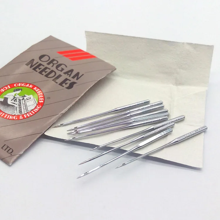 10 ORGAN NEEDLES 14U Serger needles Overlock SYS2054, SLX75 for SINGER