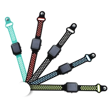 

ANENG 20mm Silicon Watch Band for Xiaomi Huami Amazfit Bip TICWATCH2 Gear Sport WELOOP