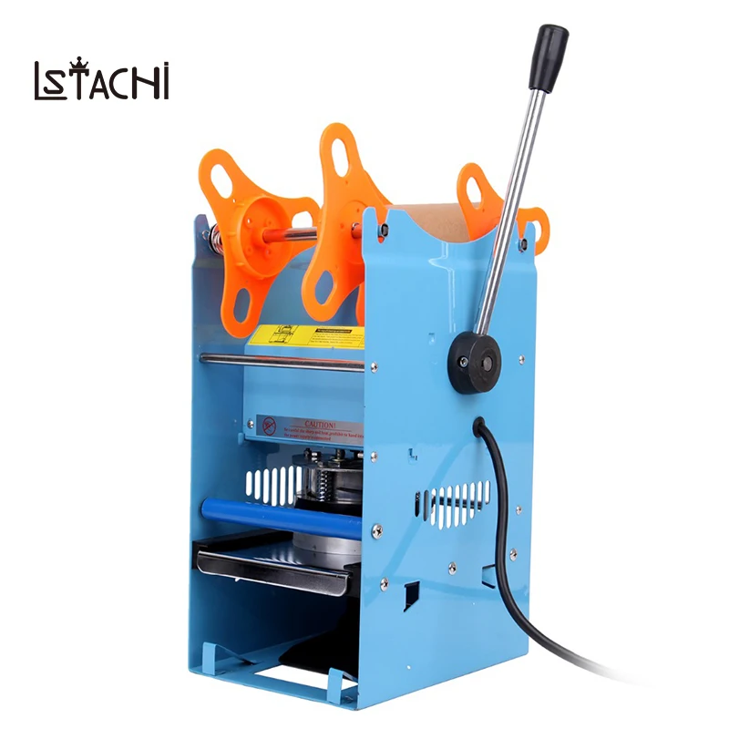 

LSTACHi Manual 270W Cup Sealer Sealing Machine Coffee Boba Bubble Tea 300 500 Cups/hr Cup Sealer