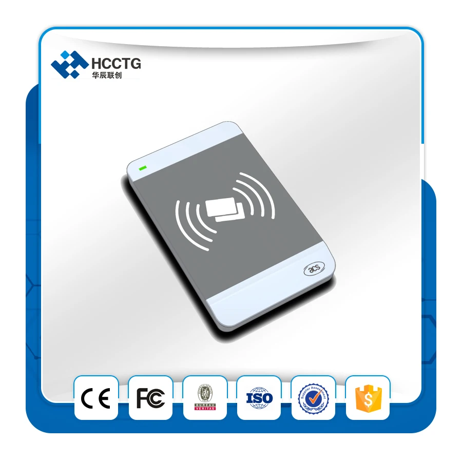 ISO 14443 USB ПК/SC NFC smart card reader подключен к ПК/Мобильный/Планшеты-acr1256