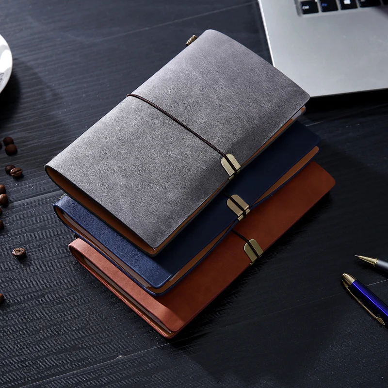 

WENHUA Notebook A6 Vintage European Notepad Multi-functional Small Portable Travel Notebook 1PCS