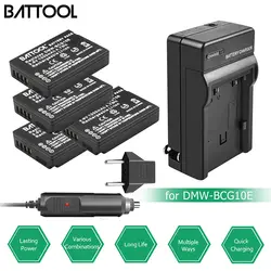 BATTOOL для Panasonic Lumix DMW-BCG10 DMW BCG10 BCG10E DMC-3D1 DMC-TZ7 1300Ah литий-ионная аккумуляторная батарея с световым дисплеем
