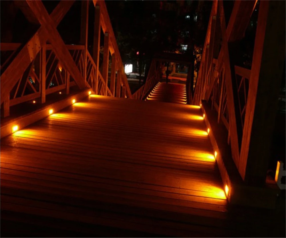 Conduziu a Luz à Terra Subterrânea 2 3 4 Iluminação Lateral 100*90mm Preto Ip67 Jardim Ac12v 5w 1 - 28 Ac12v conduziu a luz subterrânea 5w 1