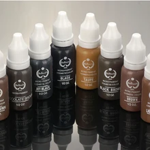 Профессиональные 8 шт Микро Пигмент для бровей губ Перманентный макияж Чернила для бровей губ