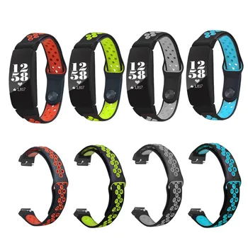 

FIFATA New Colorful Soft Silicone Watch Strap For Fitbit Inspire Smart Band Wristband Replace Accessories For Fitbit Sport Watch