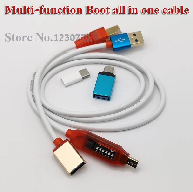 Все загрузочный кабель(легкое переключение) Micro USB RJ45 все в одном многофункциональный загрузочный кабель edl