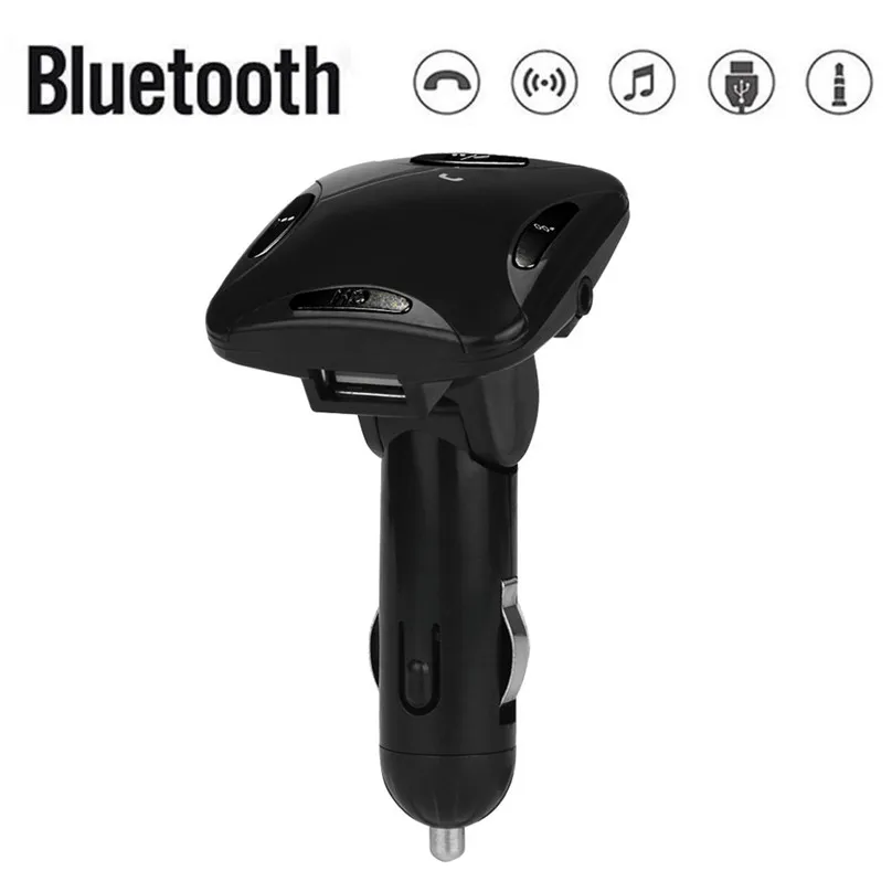 Bluetooth Car Kit Car MP3 Player FM Transmitter Modulator Handsfree LCD Display USB Charge SD MMC Remote Control #F30OT25 (8)
