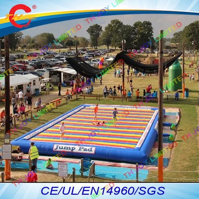 free air shipping to door, giant inflatable jump pad outdoor,giant