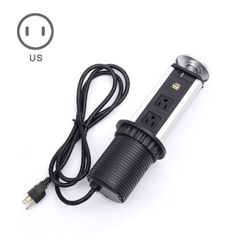 Розетка сетевая с 2 USB портами 3 розетки|table socket|kitchen plug socketskitchen socket |