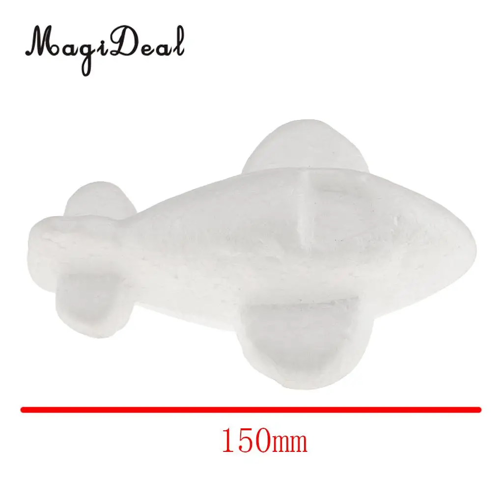 MagiDeal 5pcs/Lot Cone/Doll/Plane/Rabbit Styrofoam Foam Ornaments for Handmade DIY Modelling Crafts Xmas Christmas Trees Decor