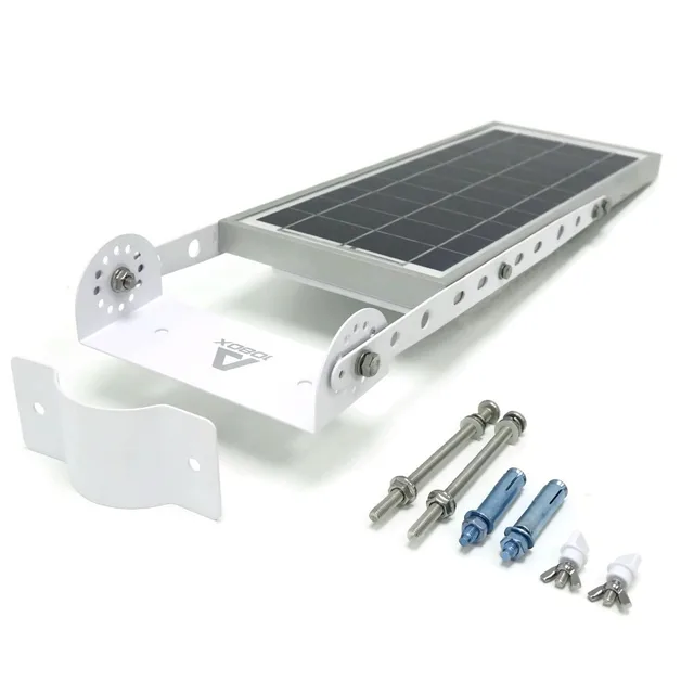 Alpha 1080X Outdoor Motion Sensor Solar Powered LED Pole Wall Street Path Solar Light For Garden 3 Working Mode Solar Lamp 2