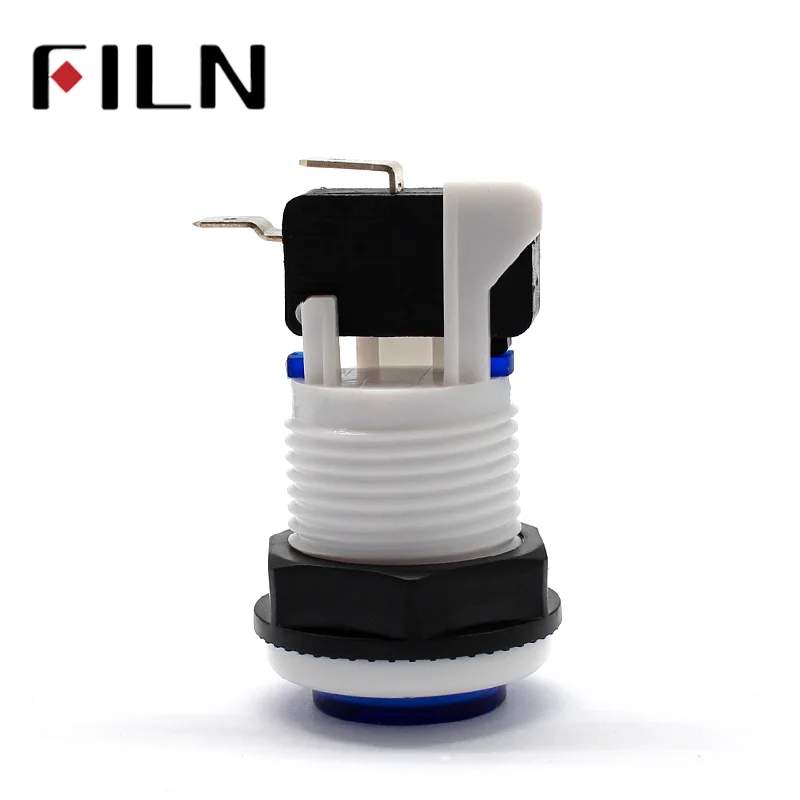 5 Colors small Round Arcade Video Game Player Push Button Switch Durable Multicade MAME Jamma Game Long Switch (4)