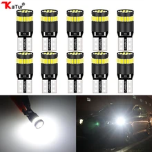 Katur 10 шт. T10 Led Canbus W5W 194 168 2825 лампы для автомобиля Купол Карта двери багажника номерного знака огни белый 12 В Клин диод Bombilla