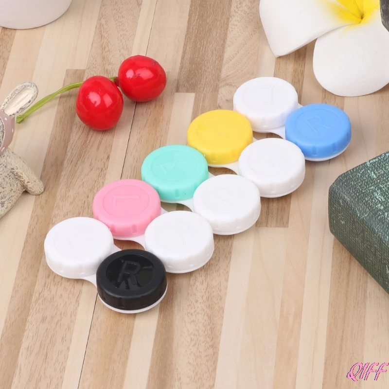 

Contact Lens Box Holder Plastic Objective Travel Portable Case Storage Container