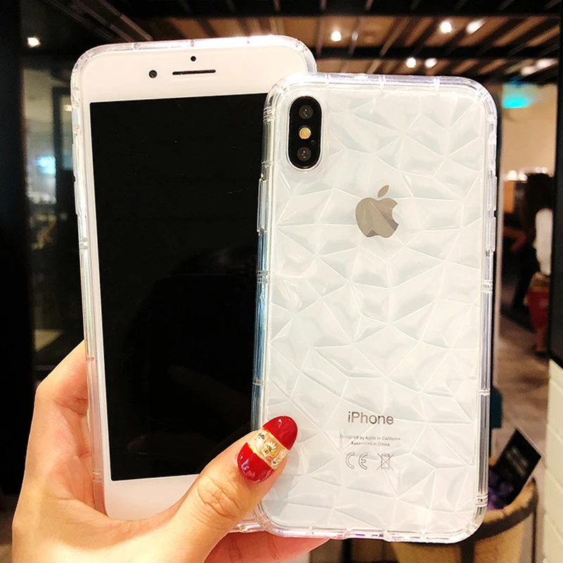 YUETUO i роскошный Алмазный Узор для телефона etui, чехол для iphone xs max xr x s r для apple iphone xs силиконовые аксессуары