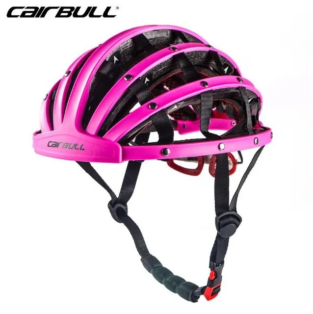 CAIRBULL складной велосипедный шлем Portabel Сверхлегкий дорожный велосипедный шлем унисекс для спорта на открытом воздухе велосипедный шлем Capacete Ciclismo - Цвет: pink
