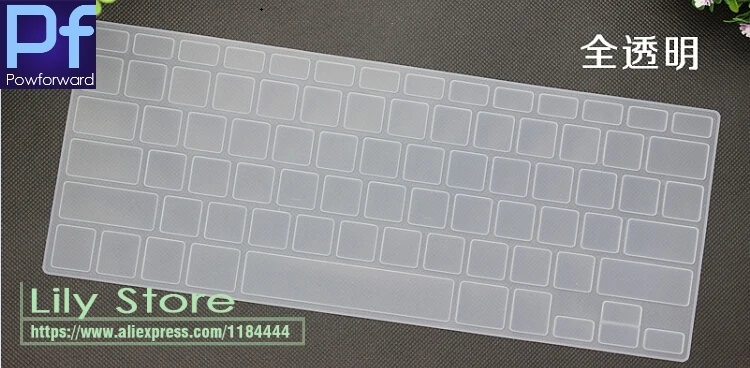 Для chuwi LapBook 14,1 дюймов ноутбук ультрабук ноутбук силиконовый чехол с клавиатурой защитная кожа - Цвет: clear