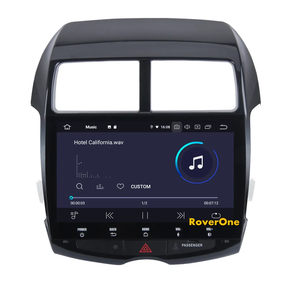 Cheap RoverOne For Mitsubishi ASX For Peugeot 4008 For Citroen C4 Android 9.0 Car Multimedia Player GPS Navigation Head Unit NO DVD 11