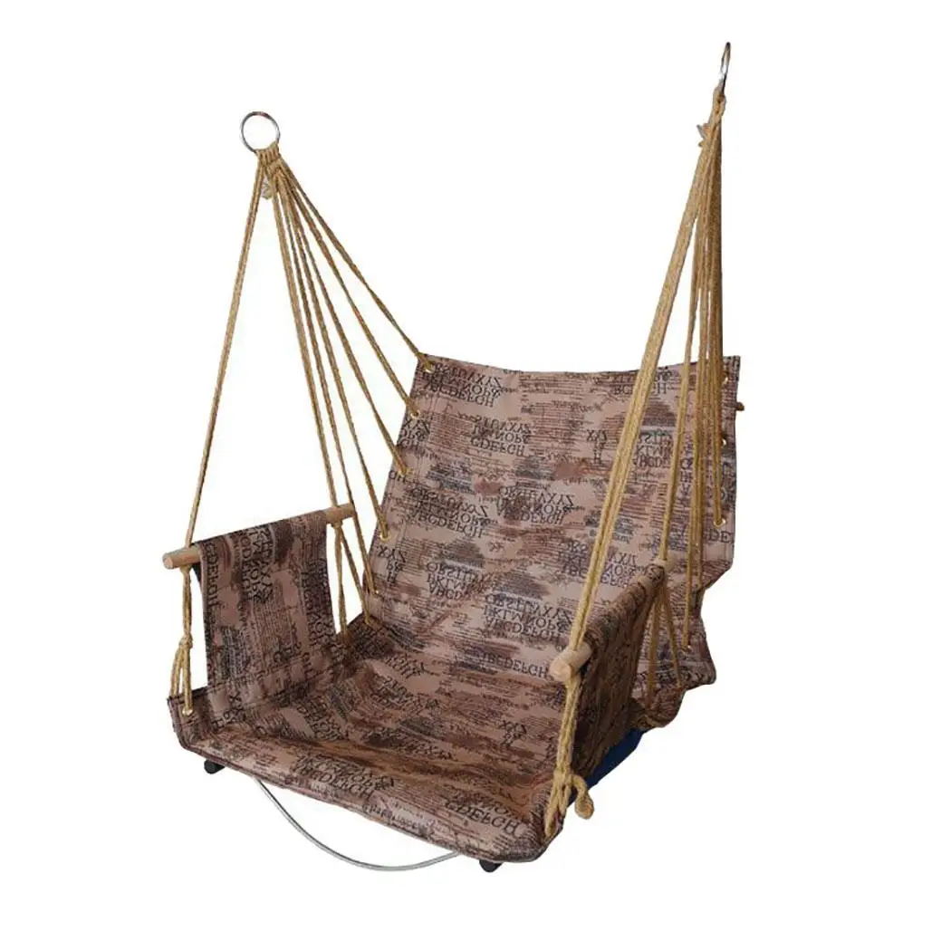 Home Dormitory Hammock Chair Hanging Chair Outdoor Outdoor, Garden Swing All Season 1 Person Chair Print Seat