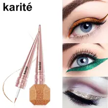 Professional Makeup Silver Rose Gold Color Liquid Glitter Shiny Easy to Wear Waterproof Eyeliner Beauty Eye Liner Makeup