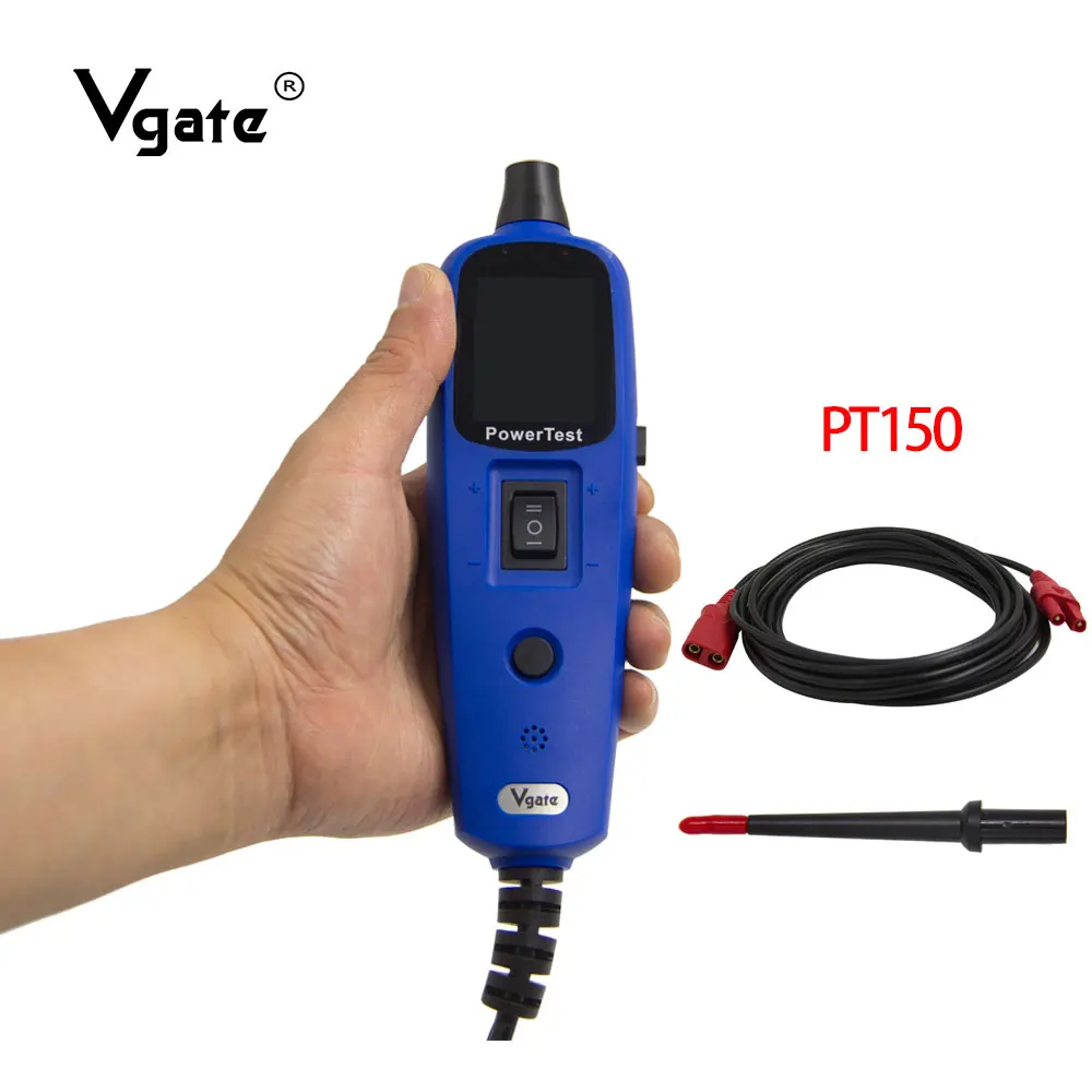 

Vgate Pt150 Power Probe Car Electric Circuit Tester Automotive Tools 12V Pt 150 Electrical Multimeter Diagnostic Tool power text