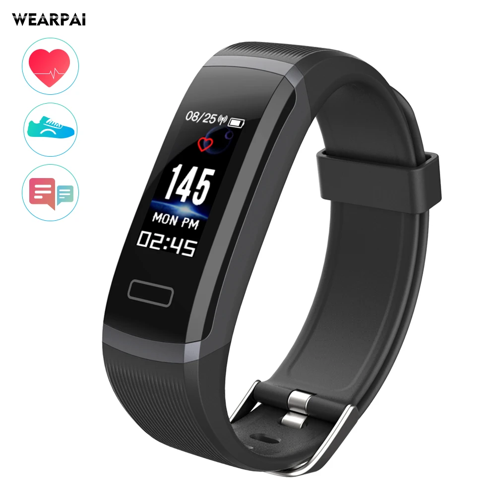 GT101 Fitness Tracker Watch TFT Color Screen Smart Wristband Smart Bracelet Fitness Tracker OLED Screen Heart