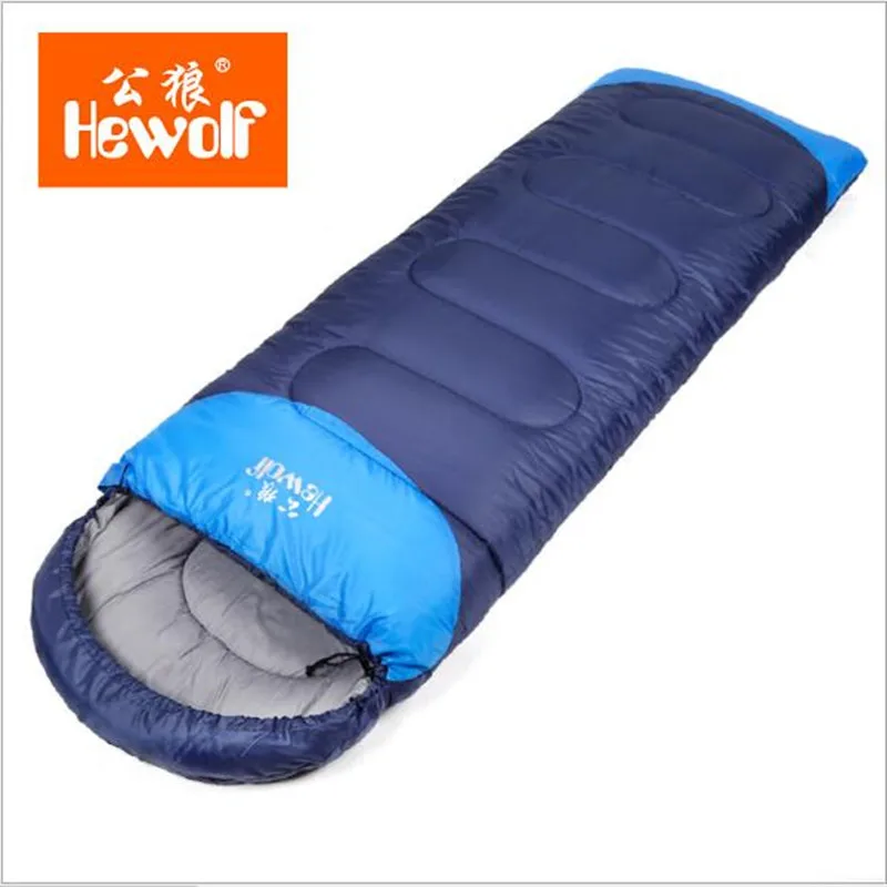 Outdoor adult autumn and winter sleeping bag camping sleeping bag lengthened warm cotton indoor