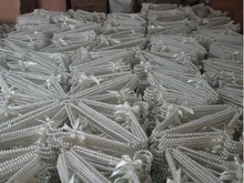 Factory direct sale white pearl women costs or skirts display plastic beads hangers