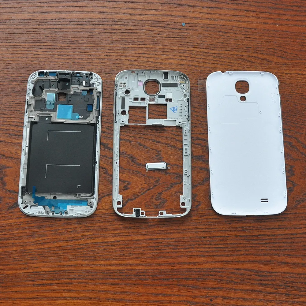

Genuine Original White i9505 Housing Cover Frame Middle Chassis Door Back Case for Samsung Galaxy S4 SIV GT-I9505
