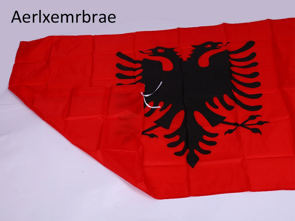 Aerlxemrbrae флаг er Албании флаг 3x5 футов Флаг Албании 90x150 см Албания Национальный флаг