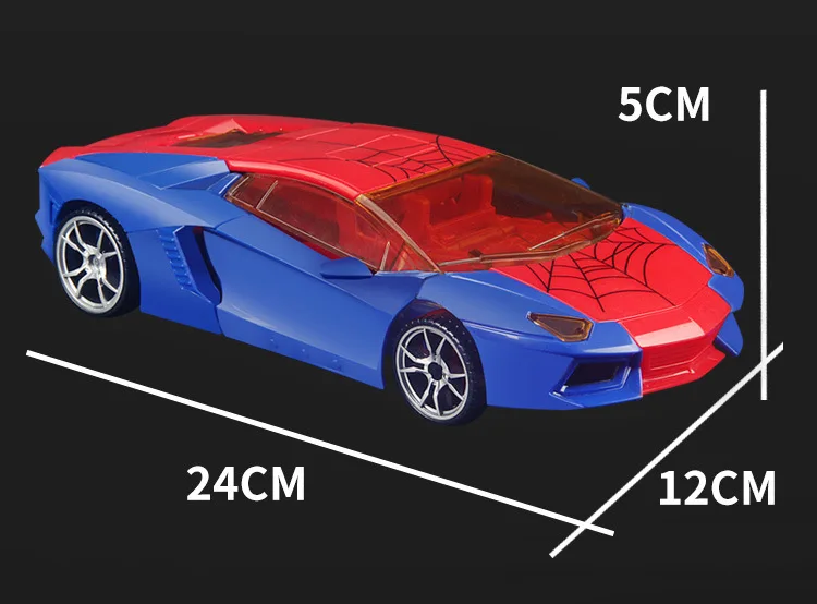 Новая трансформация Человек-Паук Робот в автомобиль модель Трансформация игрушки мальчики образование DIY игрушки подарок