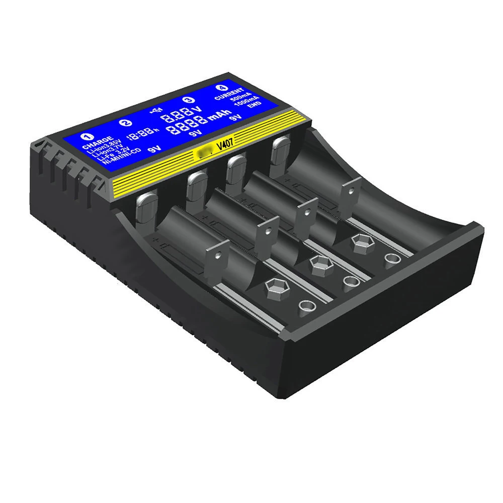 Устройство для быстрой зарядки аккумулятора для 9 в AA AAA 18650 Ni-MH Ni-CD Li-Ion Li-fePO4 батареи Универсальный ЖК-дисплей Mufti-функциональные умные зарядки
