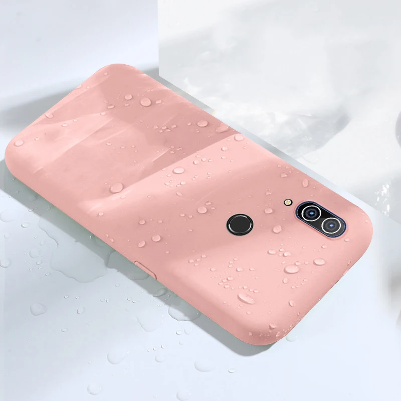 

Soft Liquid Silicone Case For Xiaomi Redmi Note 7 Pro 7Pro Soft TPU Shockproof Cover Cases For Redmi 7 Case Covers