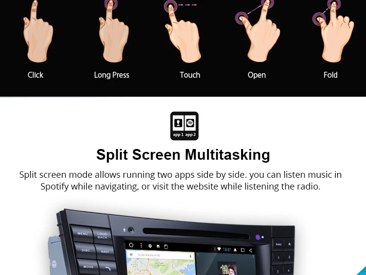 Sale Android 9.0 Car DVD Player For Mercedes/Benz/E-Class/W211/E200/E220/E300/E350  Wifi GPS Radio Wifi USB Navi 7