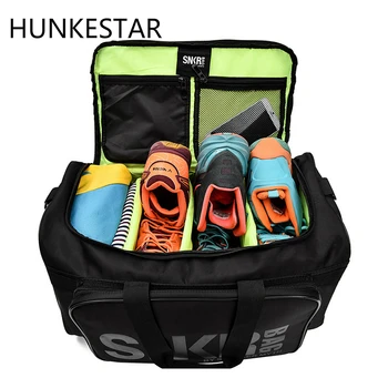 

2019 Men Women Gym Bag For Sneaker Shoes Compartment Packing Cube Organizer Waterproof Nylon Sport Travle Duffel Bags Wholesale