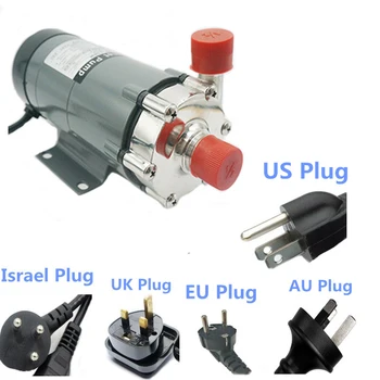 

Magnetic Drive Pump 10RM homebrew pump,brewing pump With 304 Stainless Steel Head homebrew with Plug