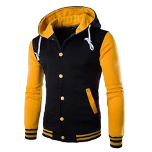 Hooded baseball jacket online shopping-the world largest hooded