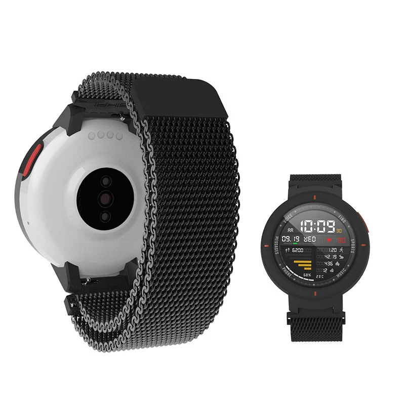 Металлический Миланский ремешок для часов для Xiaomi Huami Amazfit Verge 3 ремешок Магнитный адсорбционный браслет для Amazfit Verge 3 Топ