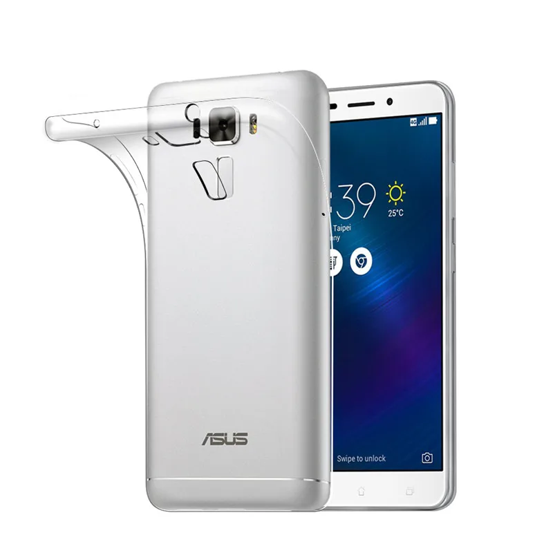 Для Asus Zenfone 3 ZE520KL/ZE552KL Case Ультра Тонкий ТПУ Макс ZC520TL/ZC553KL ZC550KL Мягкий Назад крышка |